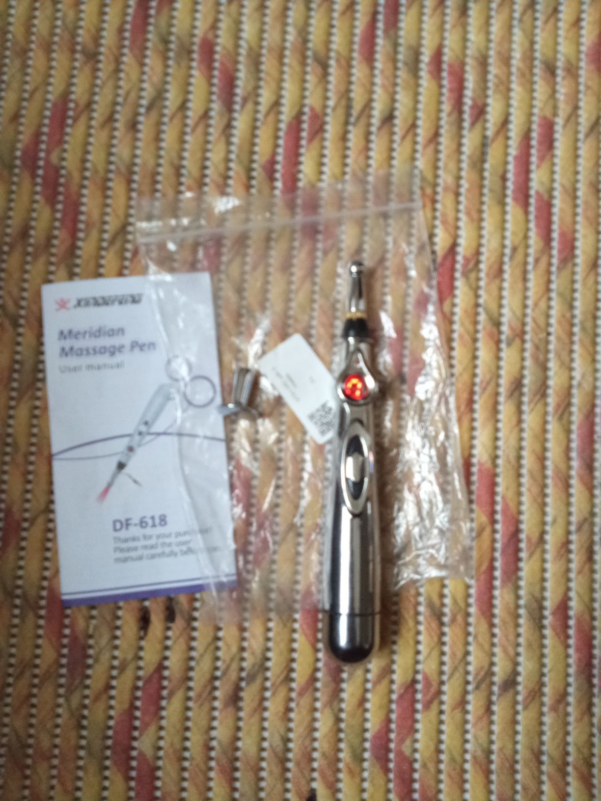 Електрична акупунктурна точкова масажна ручка.