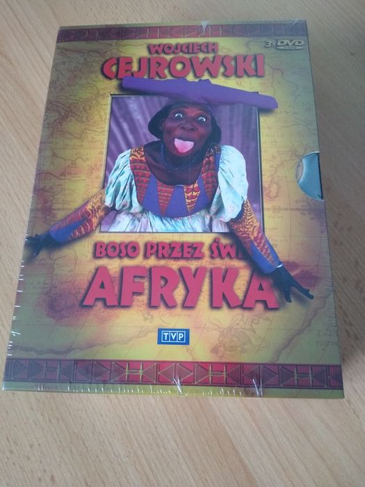 Boso przez świat Afryka, kolekcja 3 płyt DVD, folia