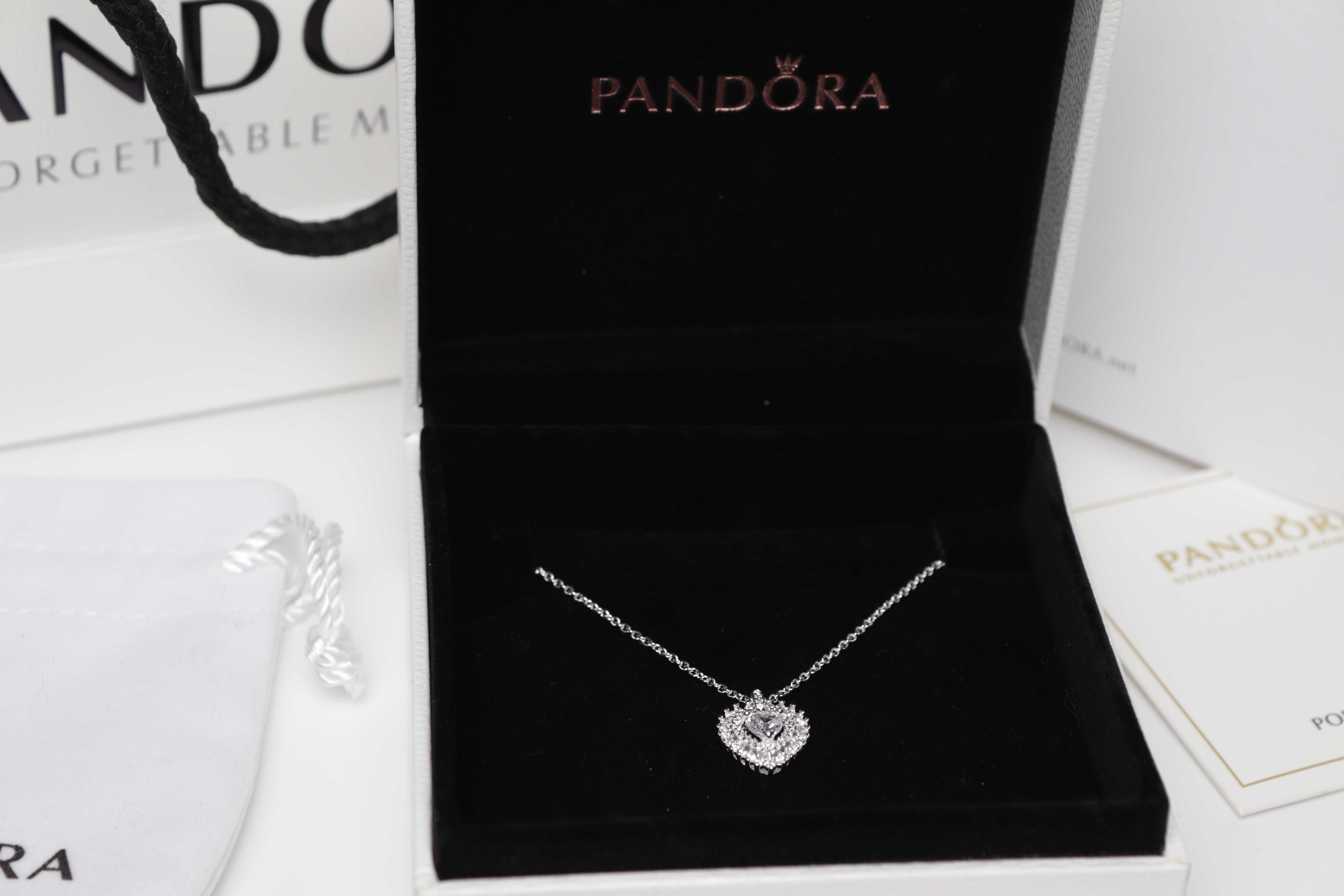 Pandora підвіска Сяюче серце з ореолом з фірмовим пакванням