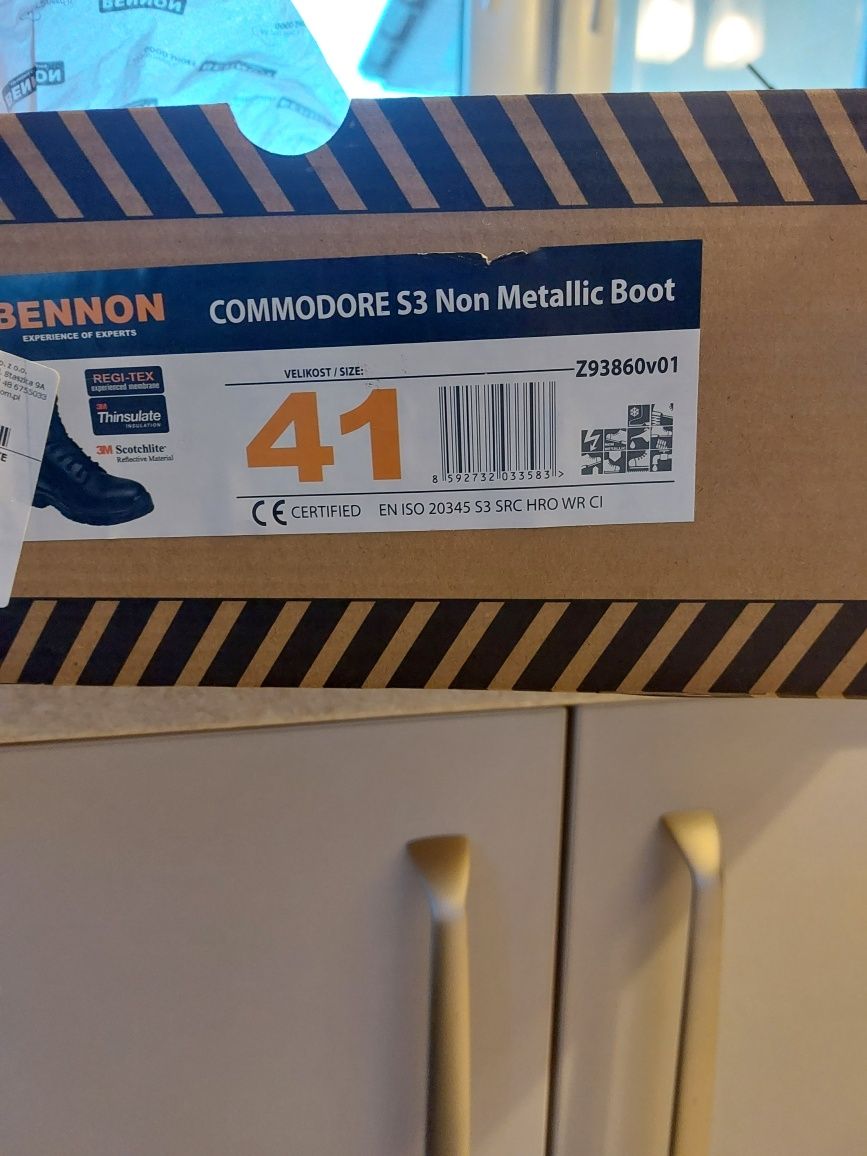 Bennon Buty Taktyczne Commodore S3 Black