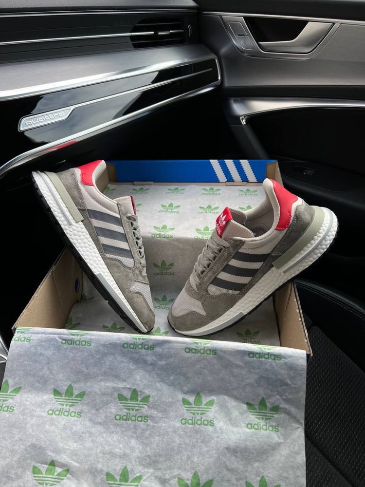 Мужские кроссовки адидас Adidas Originals ZX 500 Commonwealht Gray