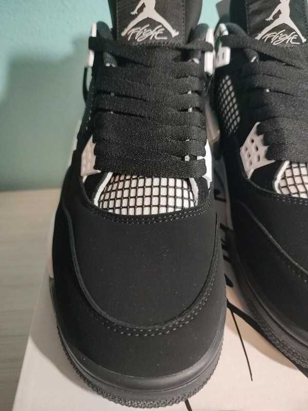 "Buty męskie Trampki" Nike Jordan 4 czarny FQ8138 r.43