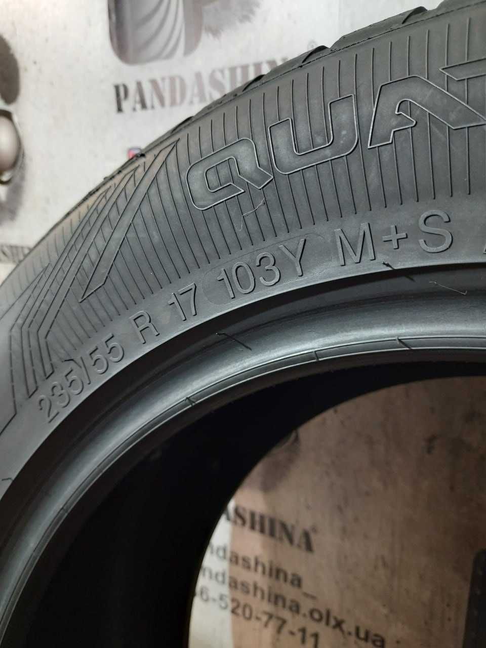 Шини 6-6,5мм 235/55 R17 VREDESTEIN QuaTrac Pro б/у всесезон склад