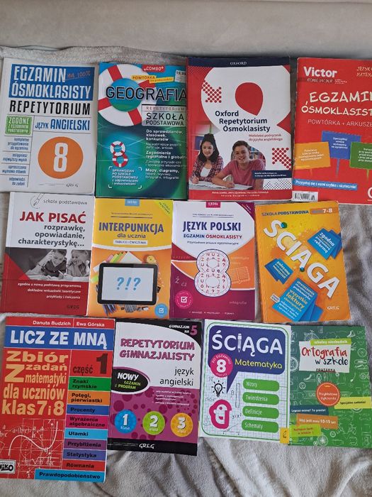 zestaw książek do egzaminu ósmoklasisty repetytorium angielski oxford