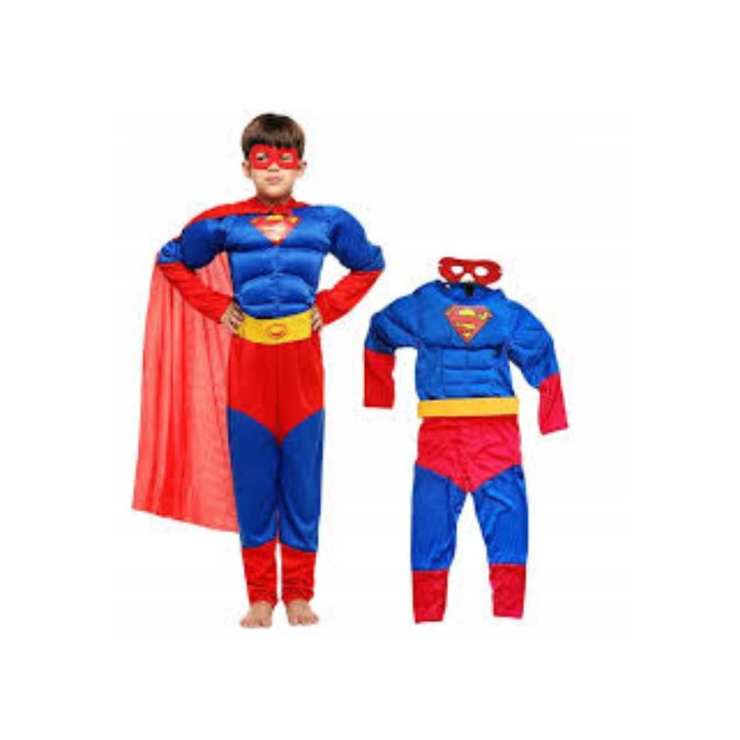 OBŁĘDNY KOSTIUM Przebranie Na Halloween Postać Superbohater + GRATIS
