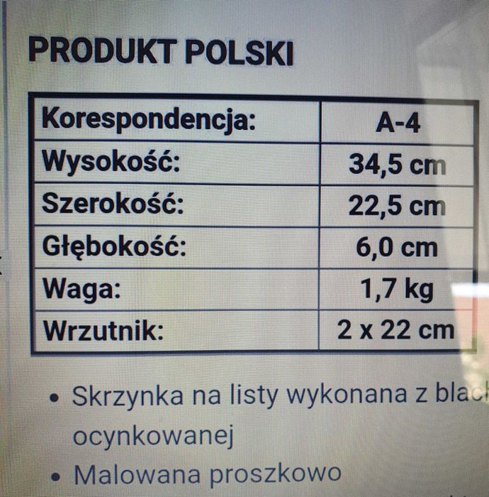 Sprzedam skrzynkę