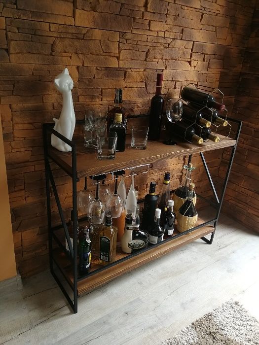 Barek na alkohol STARE DREWNO Loft Rustic Retro HandMade