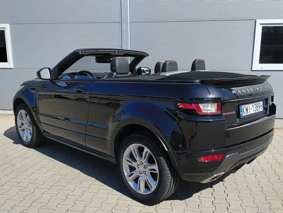 Land Rover Range Rover Evoque Cabrio, sprzedaż lub wynajem, gwarancja, FV 23 %