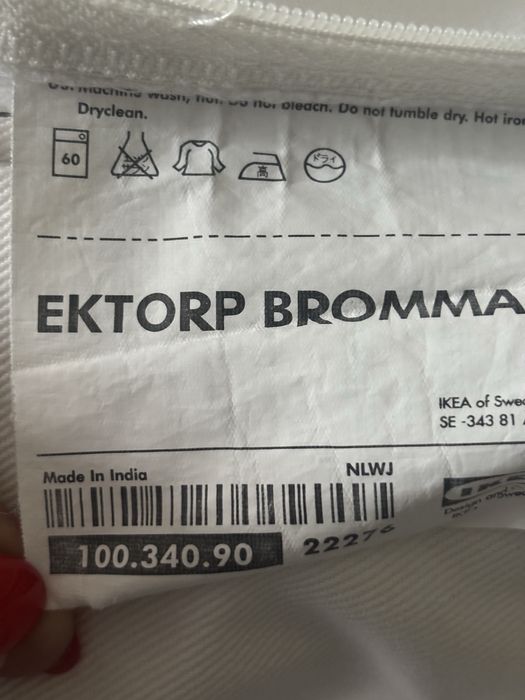 Pokrowiec poszycie podnóżek Ektorp Ikea
