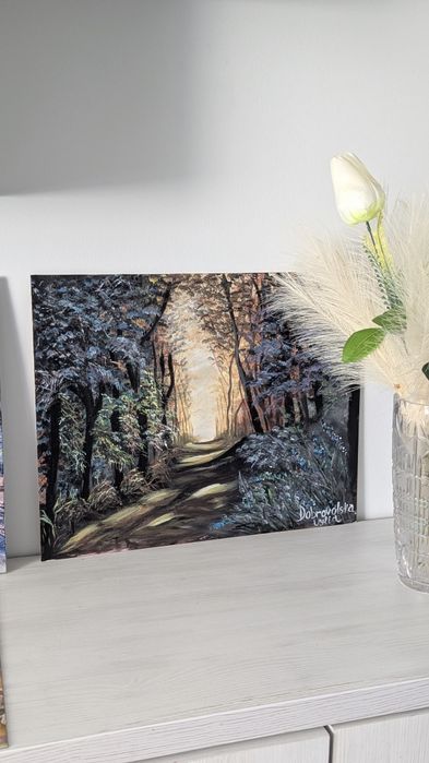 Картина акрил ХДФ дошка 40/50 Осінній ліс