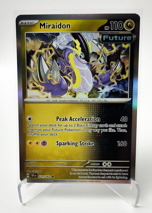 Miraidon 121/162 holo karta pokemon Temporal Forces