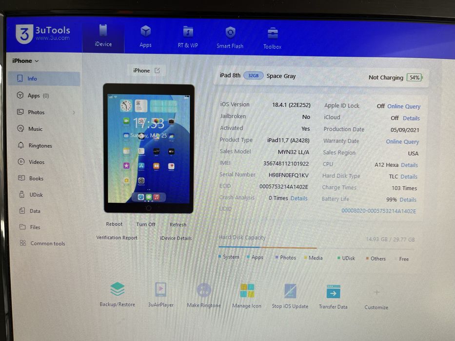 iPad 8 32 GB LTE 99% акум без засвітів ІДЕАЛ 2020 10.2 айпад 8 32 гб