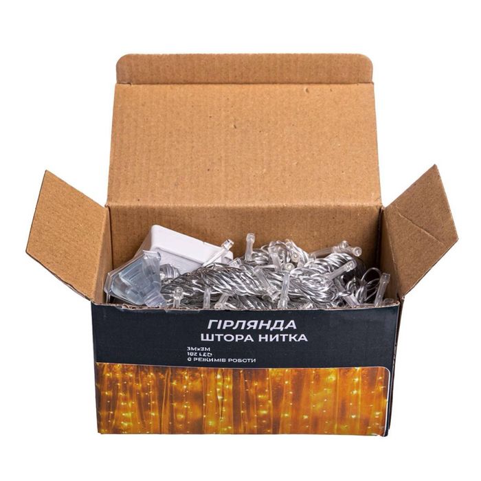 Новорічна гірлянда штора 3х3 м Led