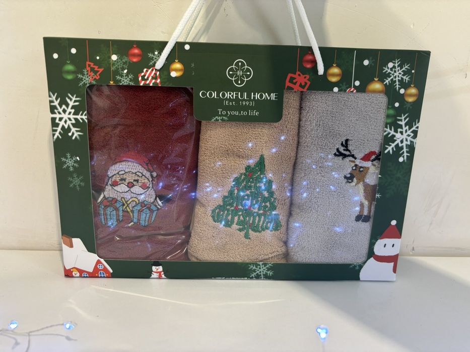 Подарунковий набір рушників Новий рік