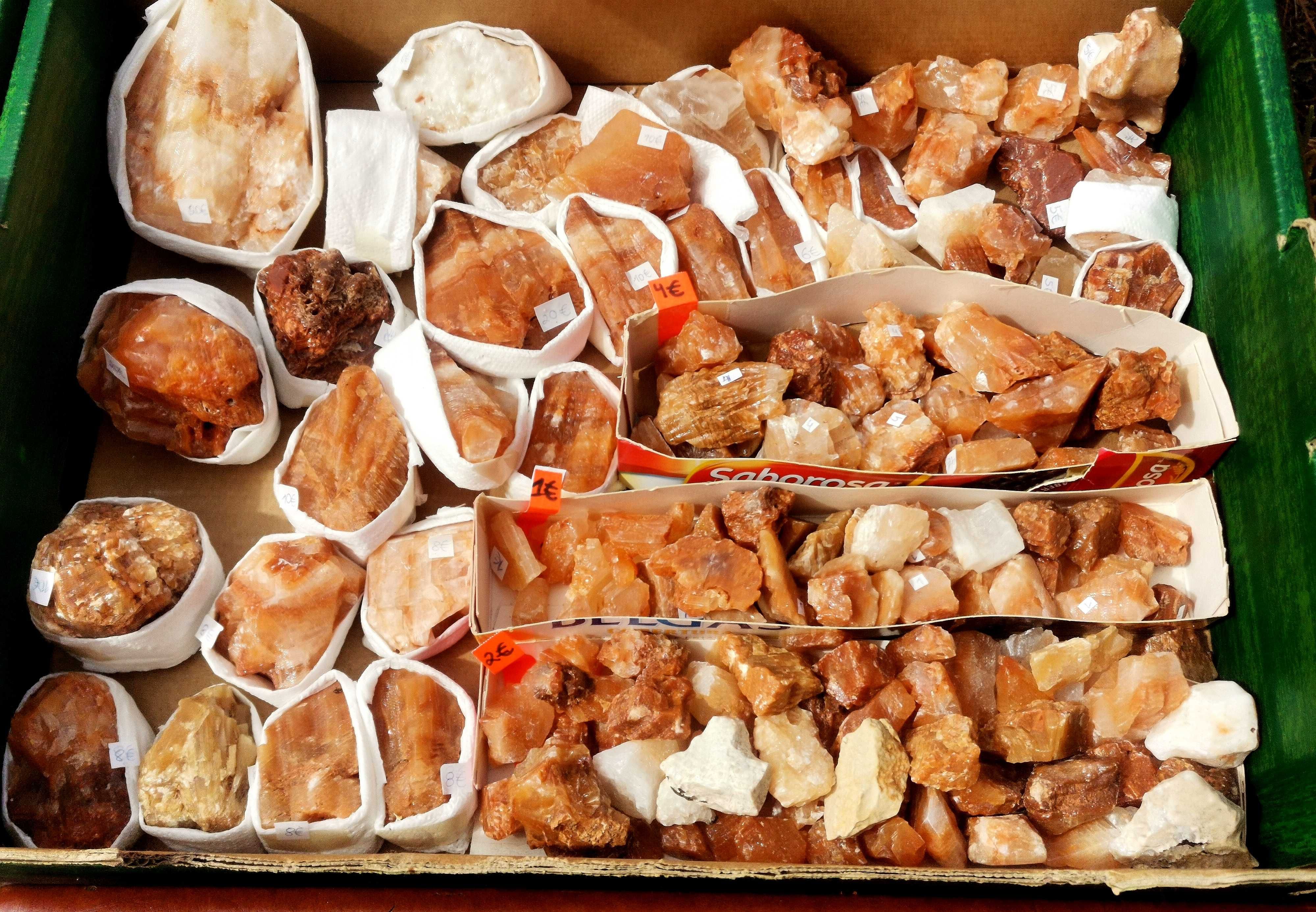 Pedras calcite minerais