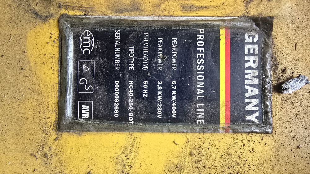 Agregat prądotwórczy 230/400V uszkodzony