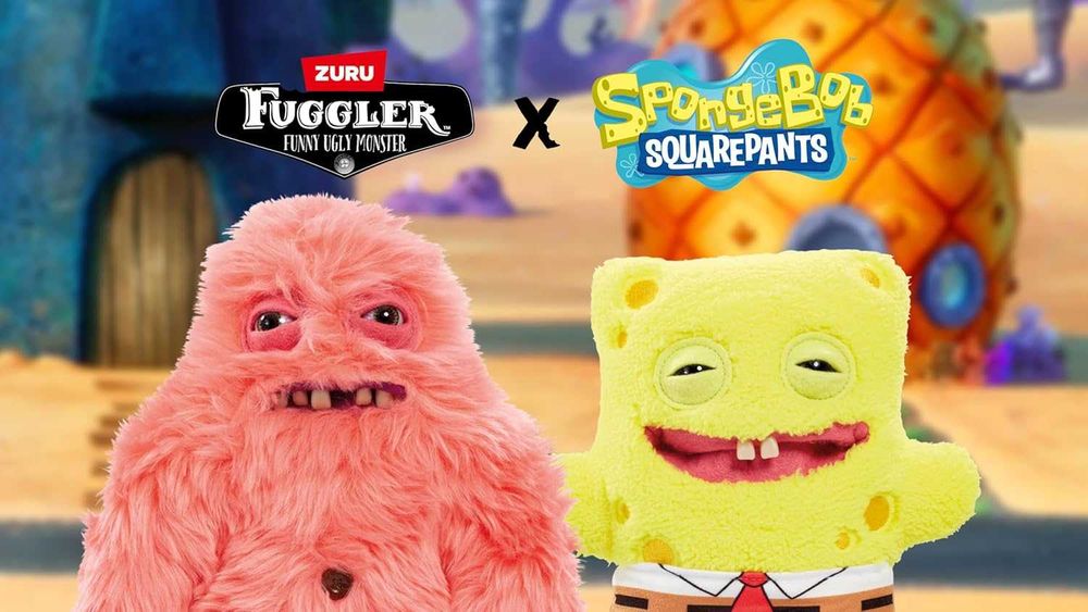 М'яка плюшева іграшка Fuggler Ugly Monster SpongeBob Patrick