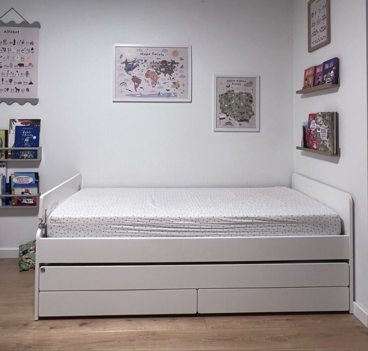 Łóżko IKEA Slakt dla rodzeństwa 90x200 cm dziecięce młodzieżowe Vox