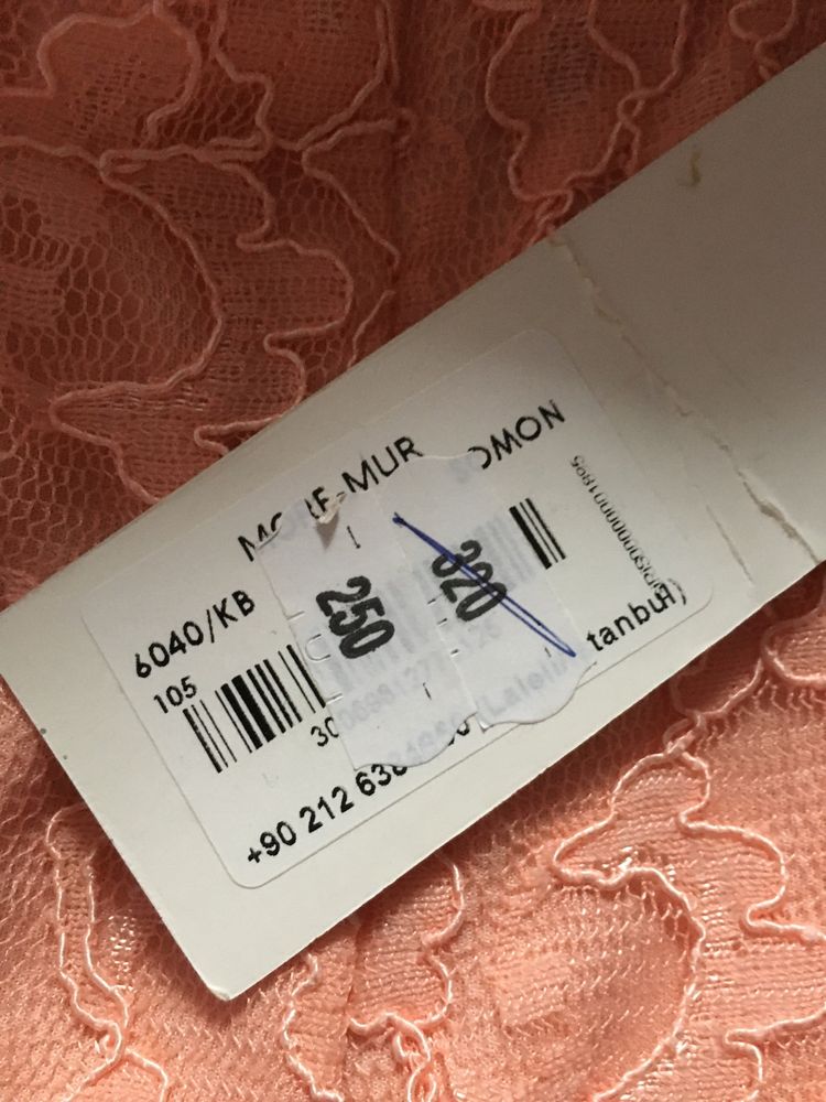 Sukienka morelowa rozm 36