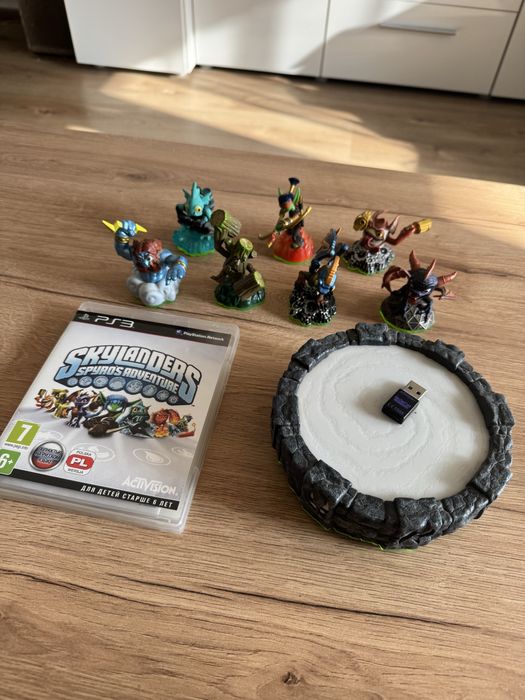 PS3 Skylanders Spyro’s Adventure GRA + PORTAL + 7 FIGUREK