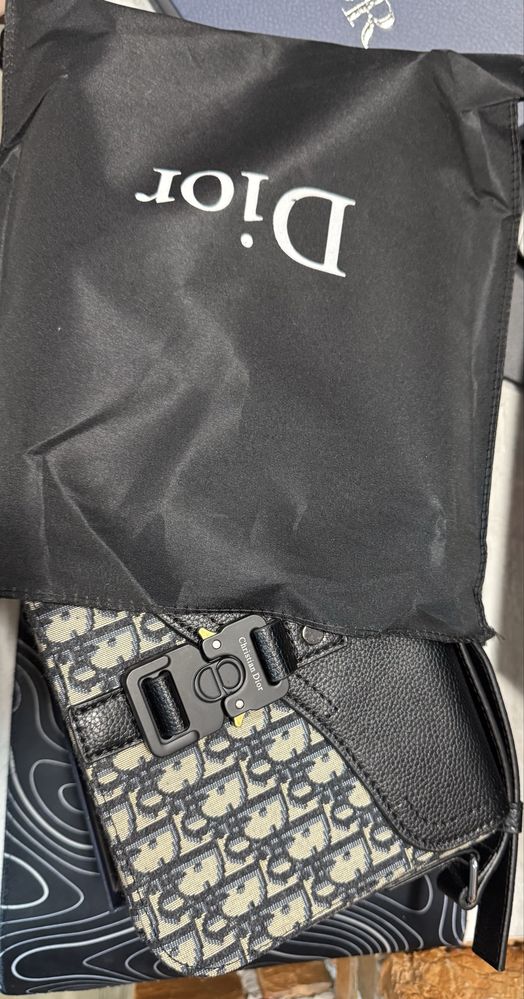 Сумка Dior Oblique Jacquard Black