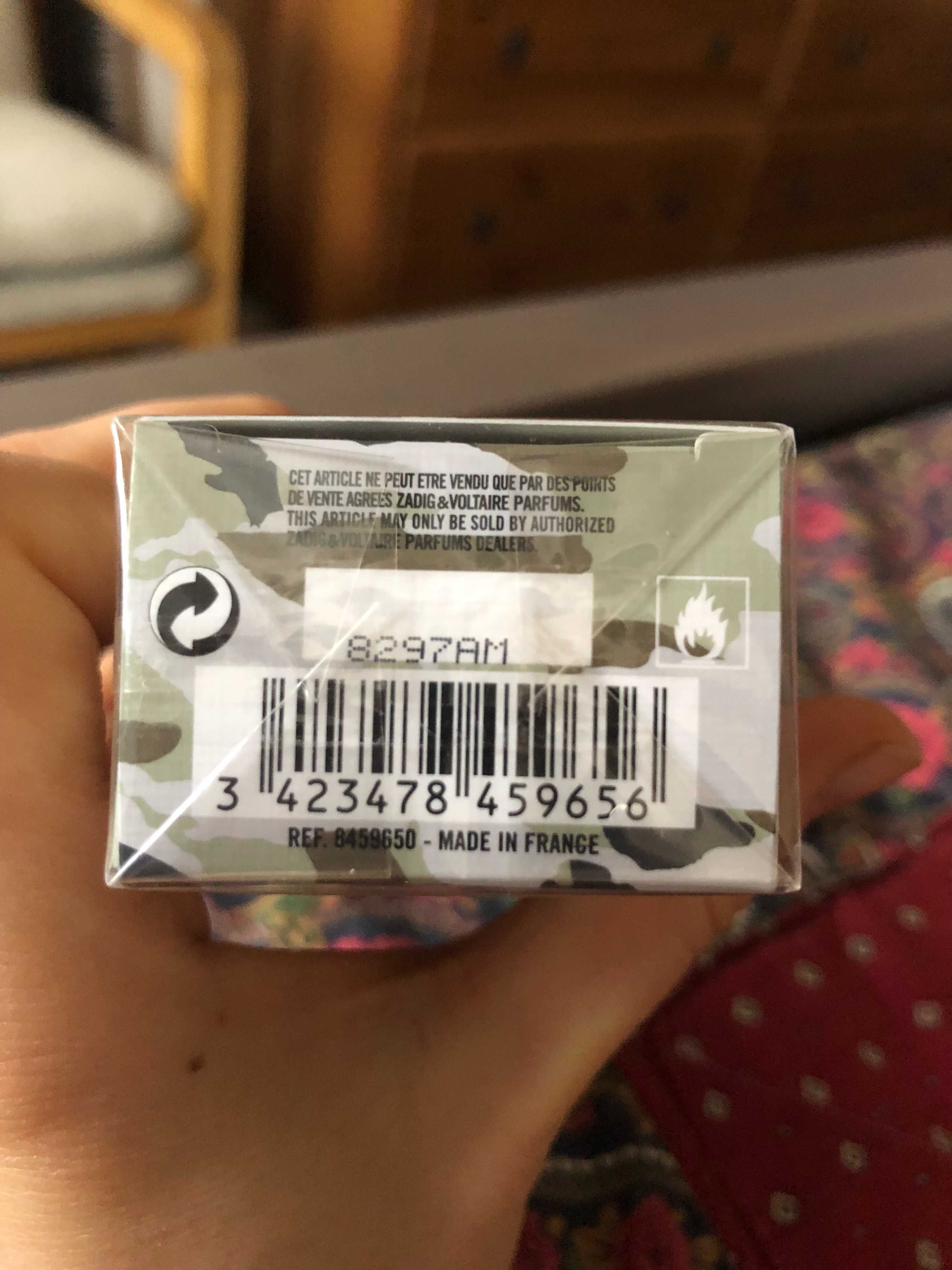 Zadig Voltaire This is him No rules Capsule ubytek travel size małe