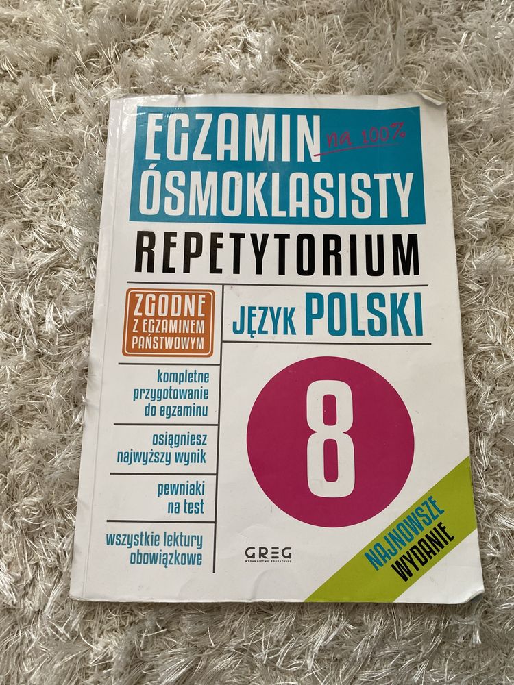 Repetytorium ósmoklasisty z języka polskiego. Najnowsze wydanie.