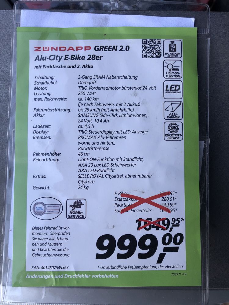 Rower Elektryczny dwie baterie