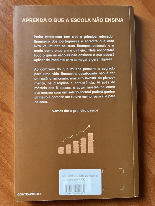 Livro autografado Ganhar dinheiro
