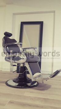 Cadeira de Barbeiro Nova - Fábrica