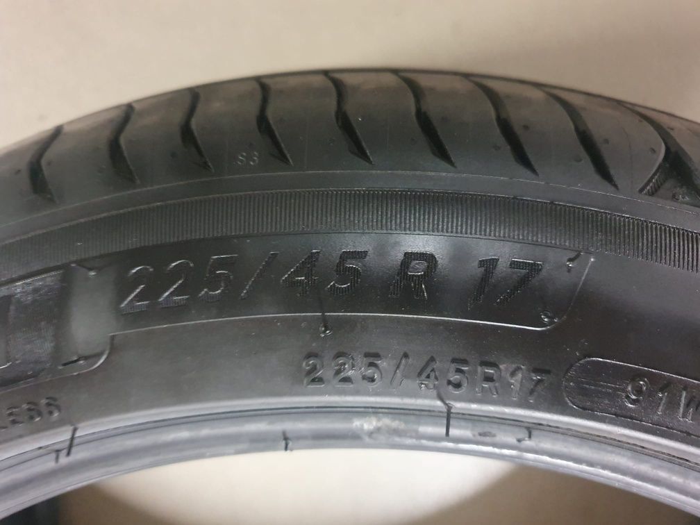 Nowe opony Michelin 225/45/R17 komplet