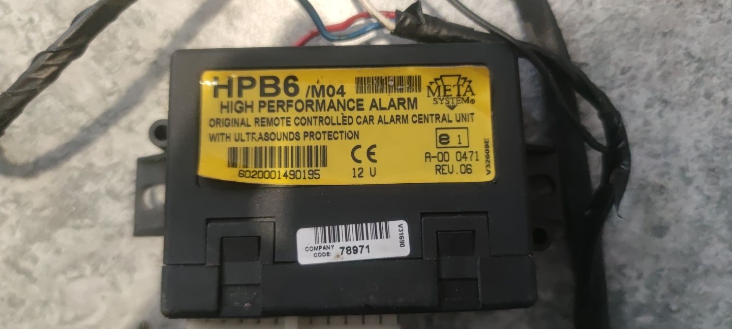 Autoalarm HPB6 M04 META SYSTEM Skoda Octavia 2 komplet