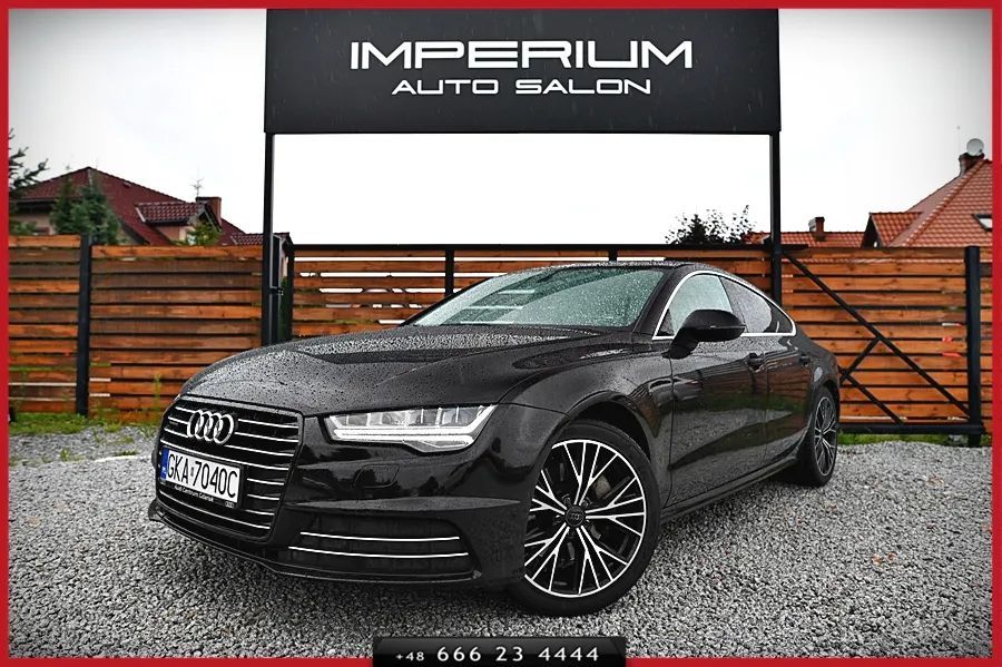 Audi A7 Sportback 2.0 TFSI 251 KM S Tronic Quattro LED Salon PL Serwis Super Stan FV23%