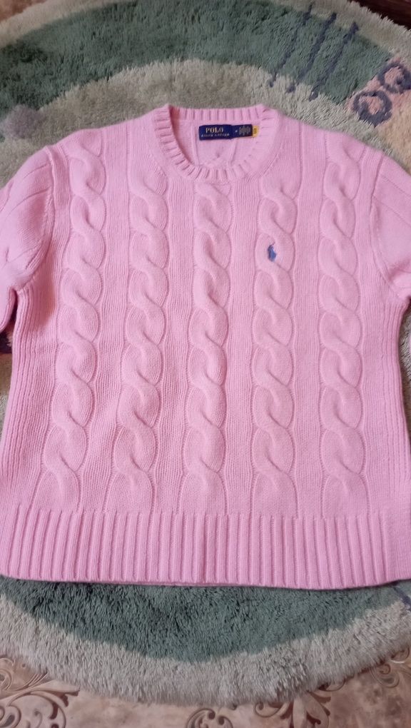 Брендовый Кашемировый свитер POLO RALPH LAUREN. Новый!Размер M.
