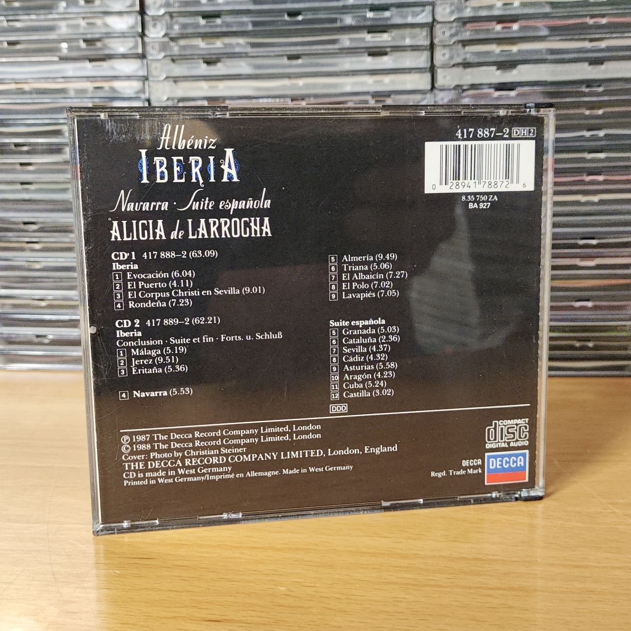 Albéniz Iberia Alicia De Larrocha