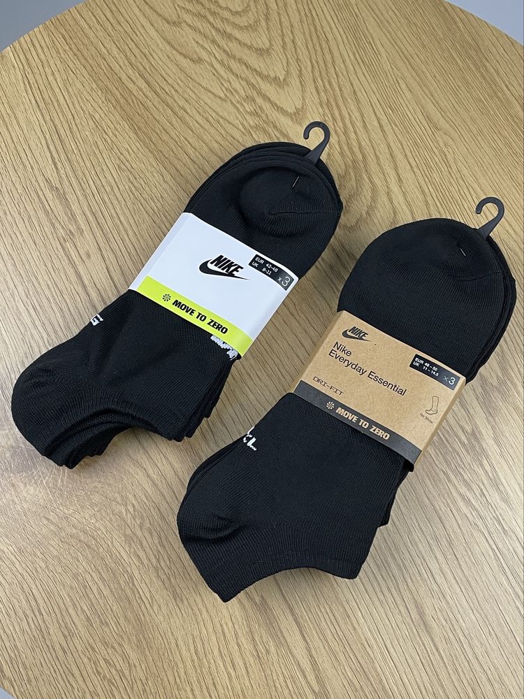 Шкарпетки Nike Everyday Essential (EU 34-50) оригінал чорні DX5075-010