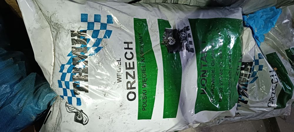 Węgiel workowy 20kg thmh 20 zł za worek