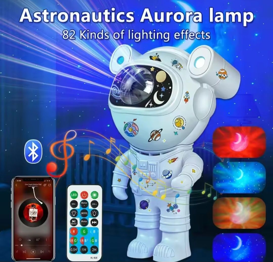 Projektor Gwiazd/NIEBA Astronauta z głośnikiem/bluetooth