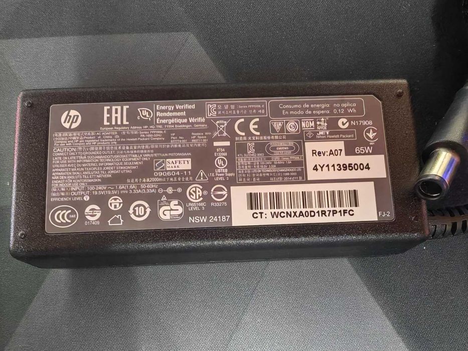 Carregador Original HP 65W