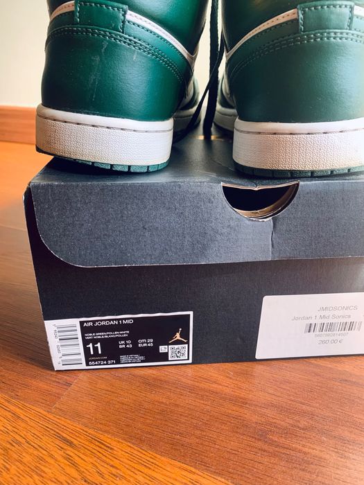 Jordan 1 Mid Sinics 45