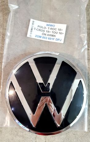 Эмблема на решетку радиатора Volkswagen  T-ROC18, T-CROS 19 ,TOUAREG