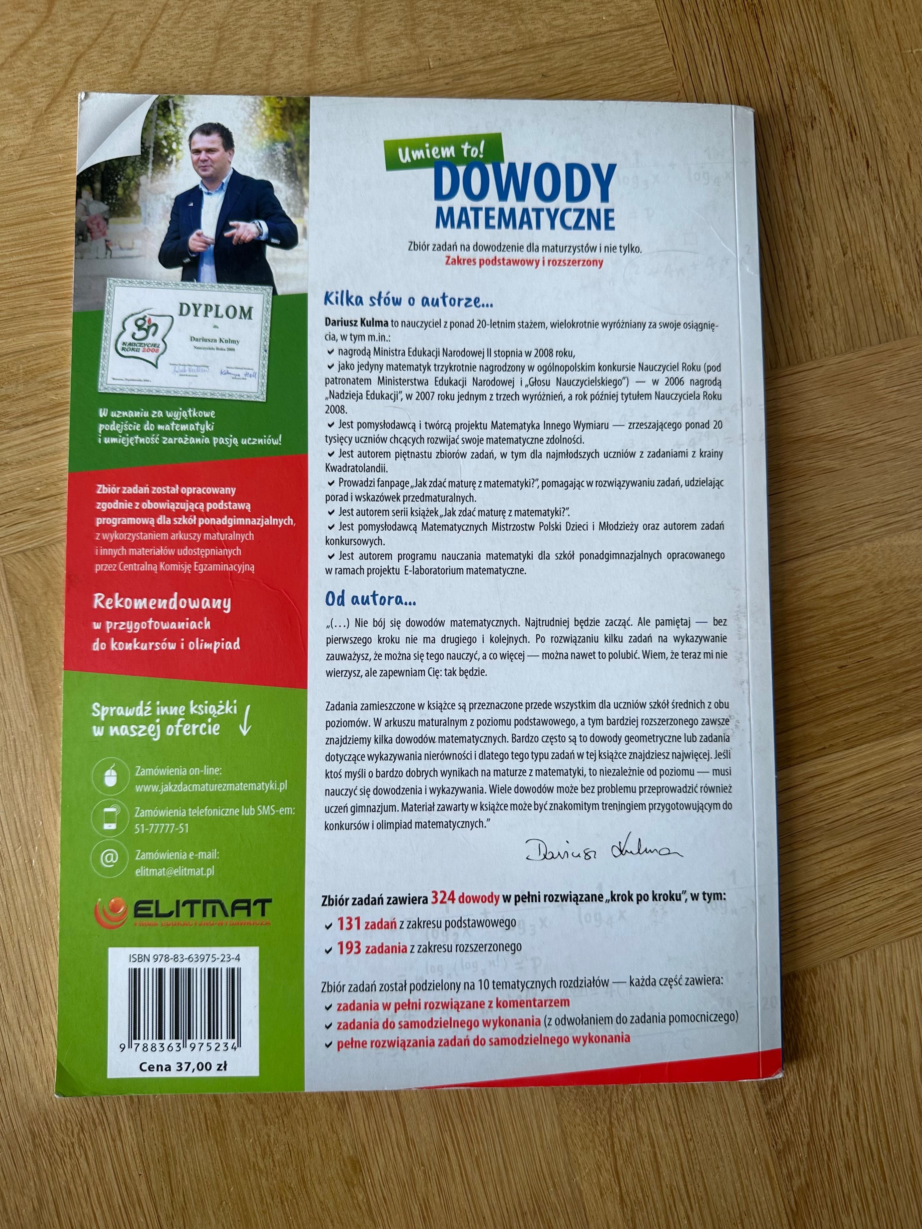 Matura matematyka. Zbiór zadań Dowody matematyczne
