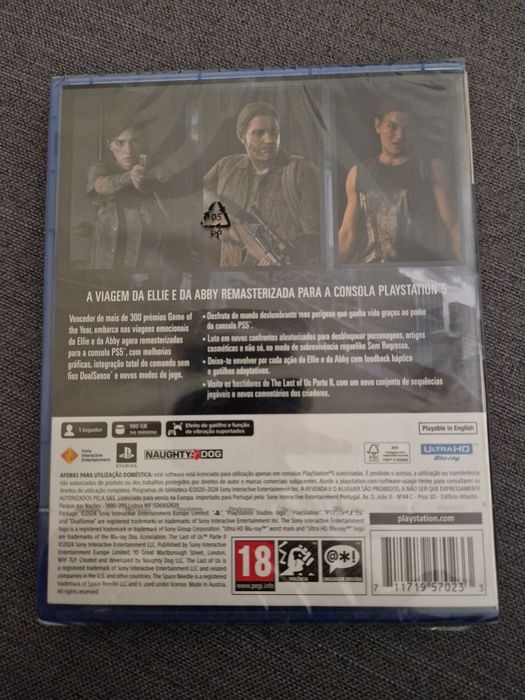 The Last of Us Parte II 2 PS5 novo selado