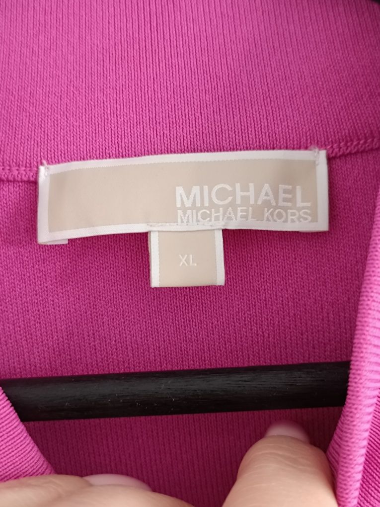 Sukienka Premium Wiskoza Fuksja Michael Kors Bell  rozmiar XL