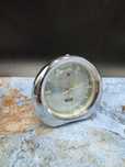 Stary chromowany Budzik nakręcany - głośny - design - vintage 3223
