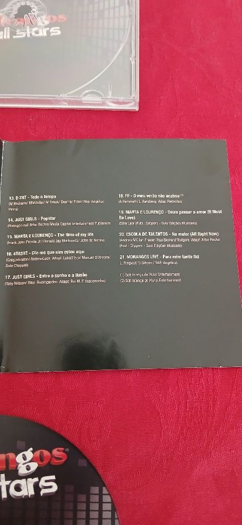 CD Morangos All Stars, original