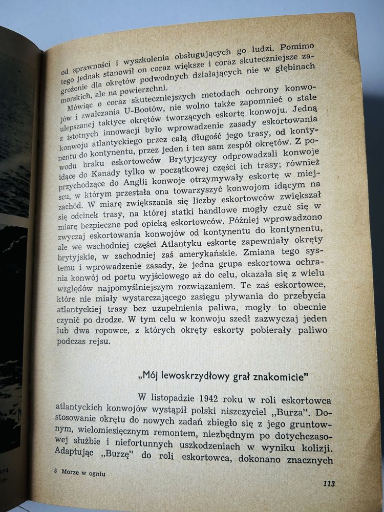 Morze w ogniu 1942 - 1945 Jerzy Pertek wydanie 1971