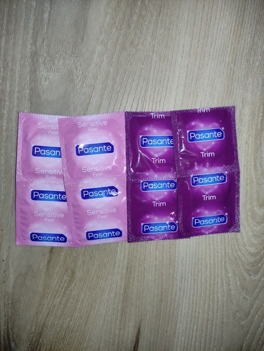 Prezerwatywy Pasante Trim + Sensitive – 49 + 49 szt. Nowe