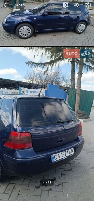 Volkswagen Golf 2002 1.4 бензин