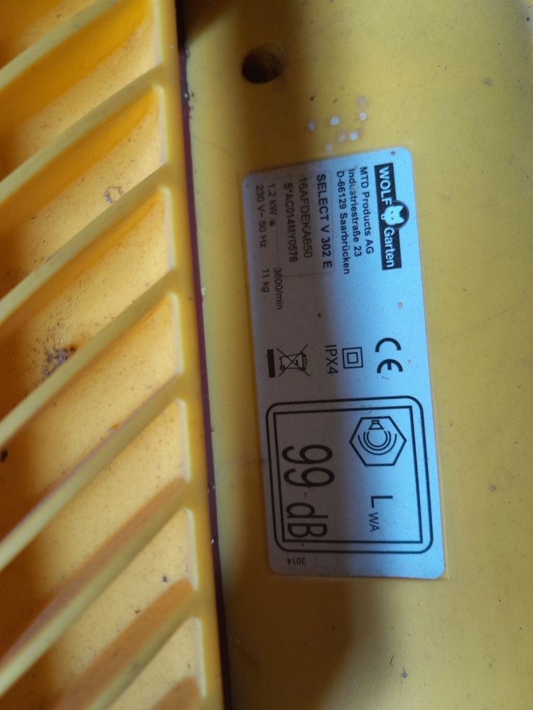 Wertykulator elektryczny Wolf Garten VS 302 E